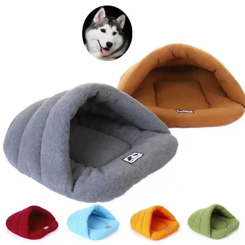 Warm Fleece Dog Bed: The Ultimate Winter Retreat for Your Pet!