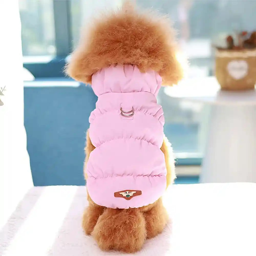 Soft Warm Dog Clothes: The Perfect Winter Jacket for Your Furry Friend!