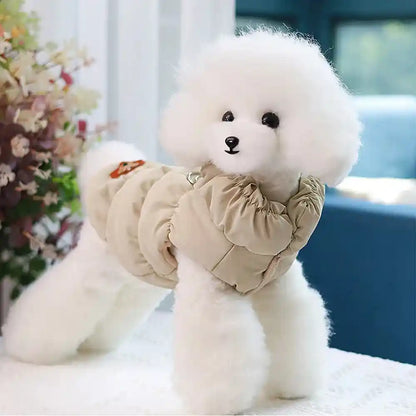 Soft Warm Dog Clothes: The Perfect Winter Jacket for Your Furry Friend!