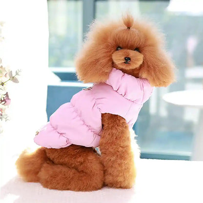 Soft Warm Dog Clothes: The Perfect Winter Jacket for Your Furry Friend!