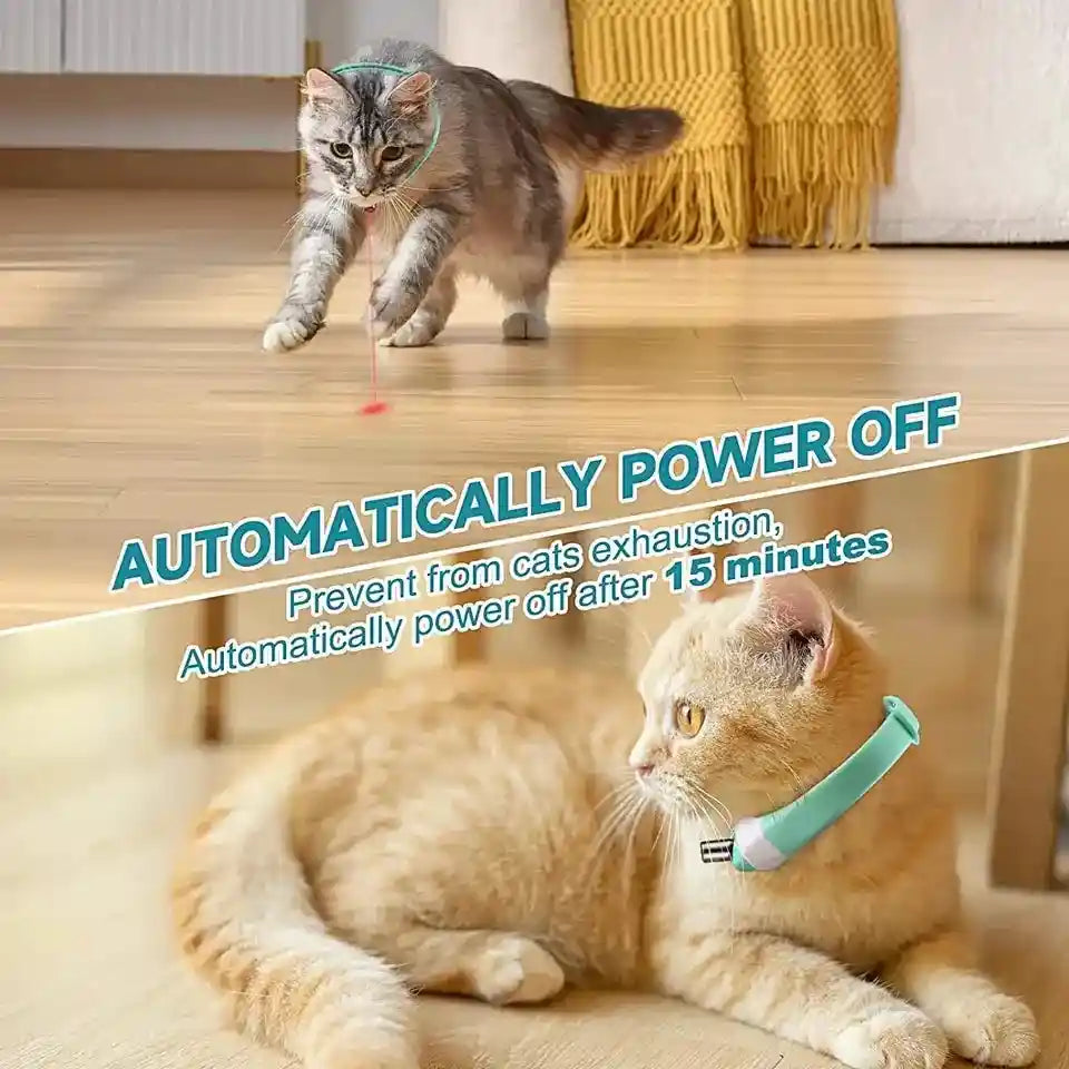 Wearable Electric Smart Cat Laser Collar: Playtime Just Got Smarter!