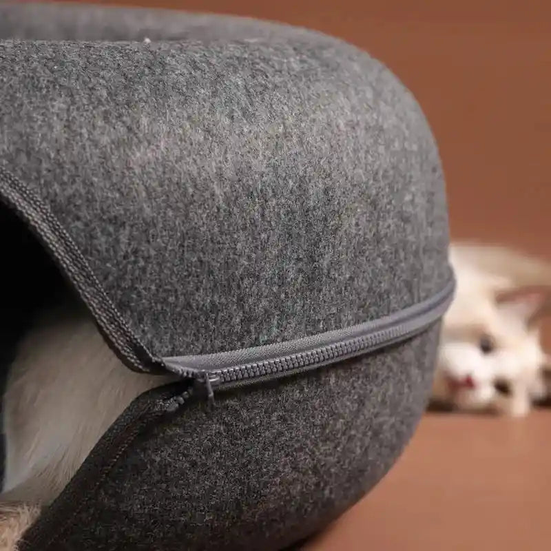 Donut Cat Bed for Two: The Ultimate Cozy Retreat!