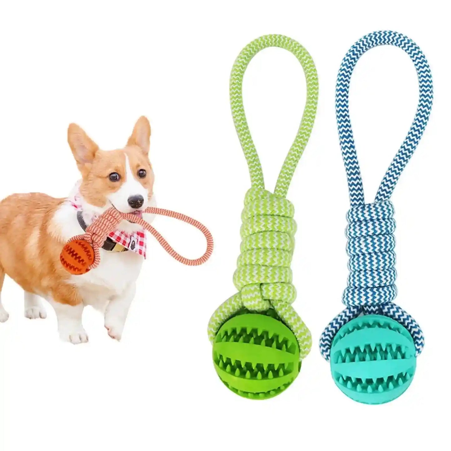 Pet Tooth Cleaning IQ Treat Ball: Fun and Functional Playtime for Your Pup!