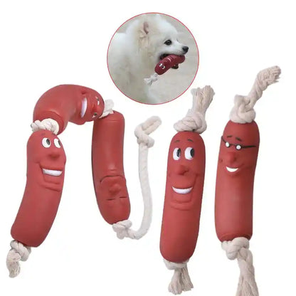 Dog Toys Funny Sausage