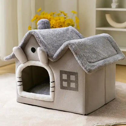 Foldable Dog House Kennel Bed Mat: A Cozy Retreat for Your Furry Friends!