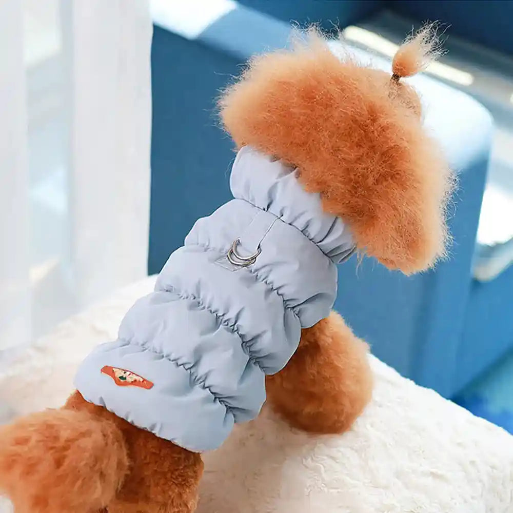 Soft Warm Dog Clothes: The Perfect Winter Jacket for Your Furry Friend!