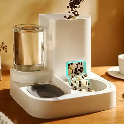 Automatic Pet Feeder & Water Dispenser - Large Capacity