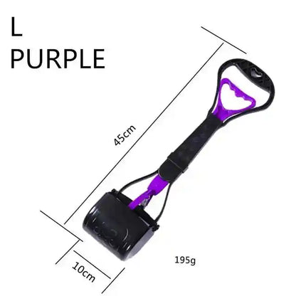 Purple pooper scooper dimensions large size