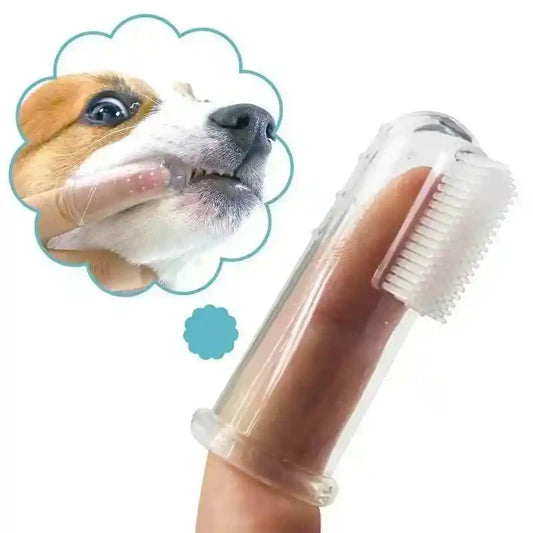 Super Soft Pet Finger Toothbrush - Teeth Care Tool for Dogs