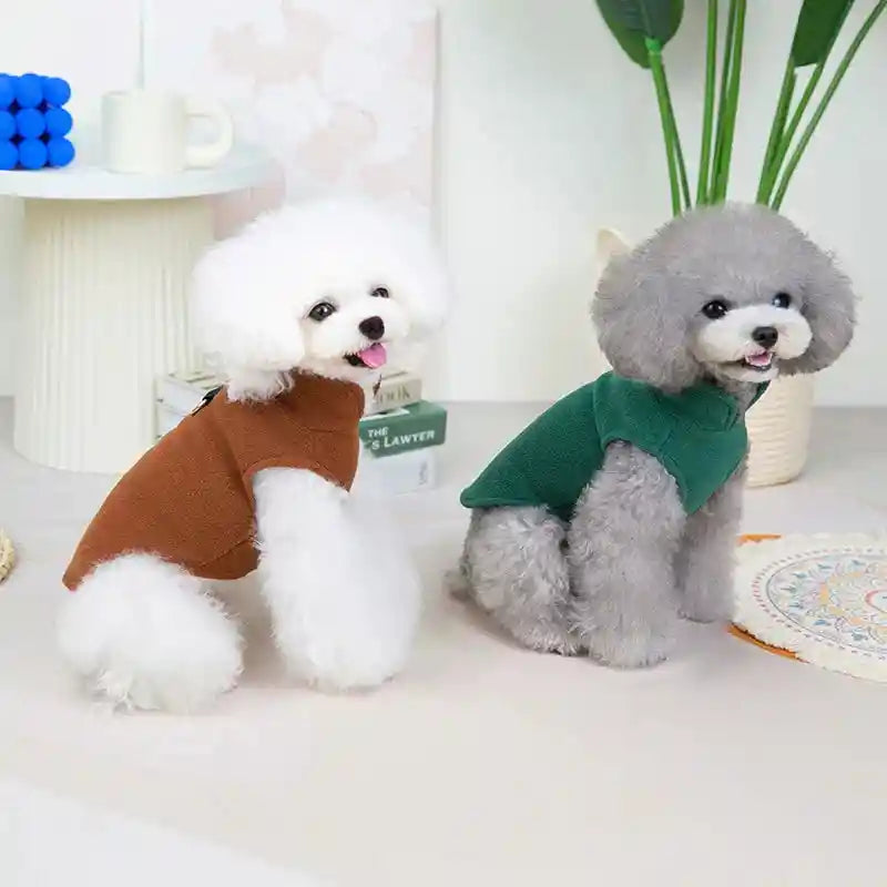 Autumn Winter Fleece Warm Dog Sweater