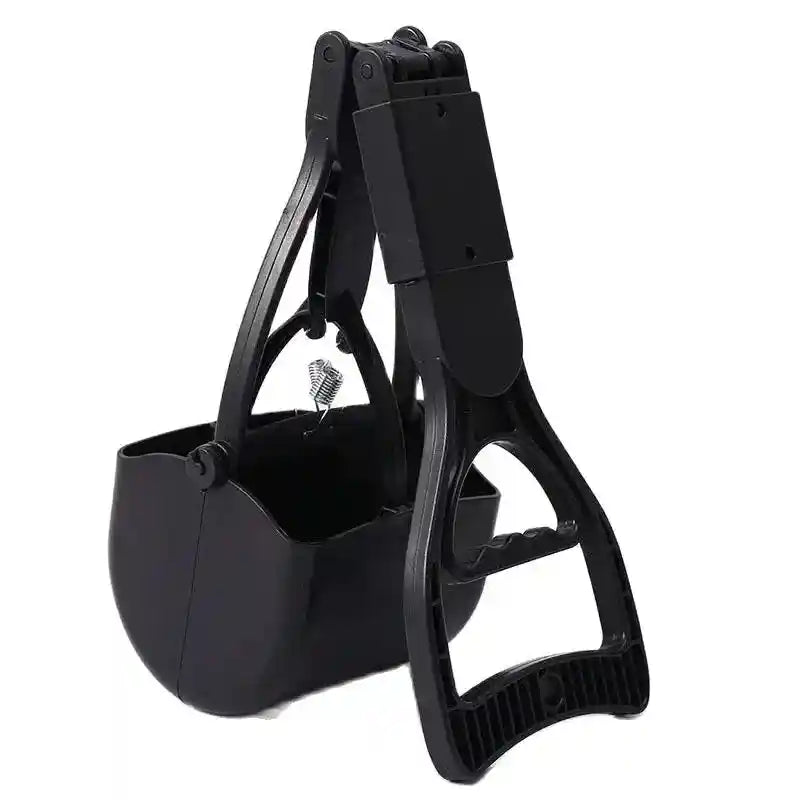 Black pooper scooper with sturdy construction