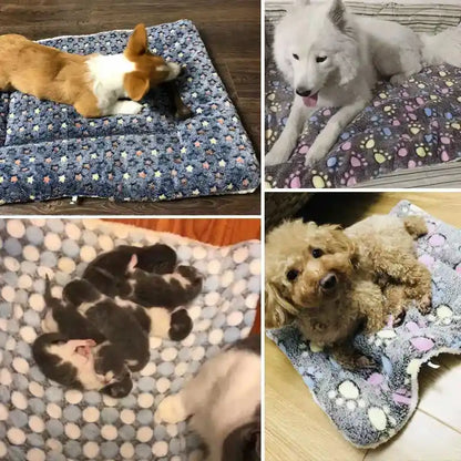 Pet Sleeping Mat - Washable Dog Bed & Cat Cushion