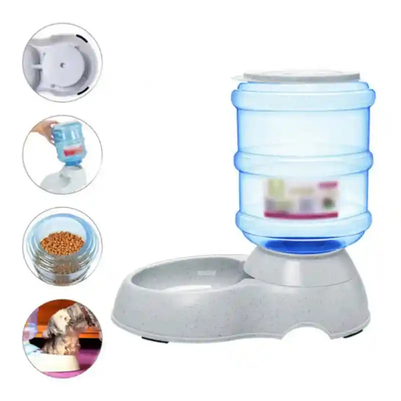 3.8L Automatic Pet Feeder & Water Dispenser