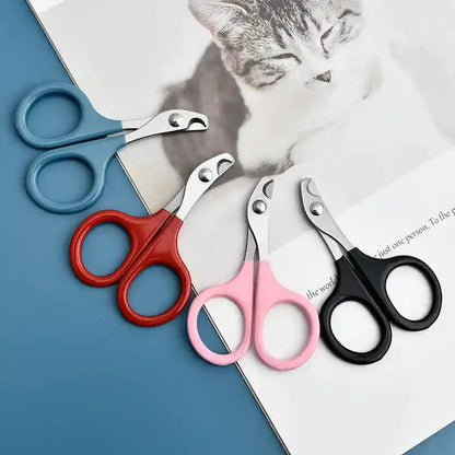 Cat Nail Scissors & Dog Nail Clippers: Precision Toe Claw Trimmer for Small Pets!