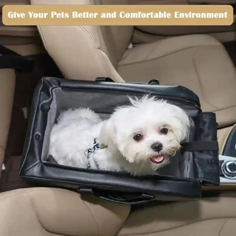 Pet Car Booster Seat: Comfortable Travel for Small Dogs and Cats!