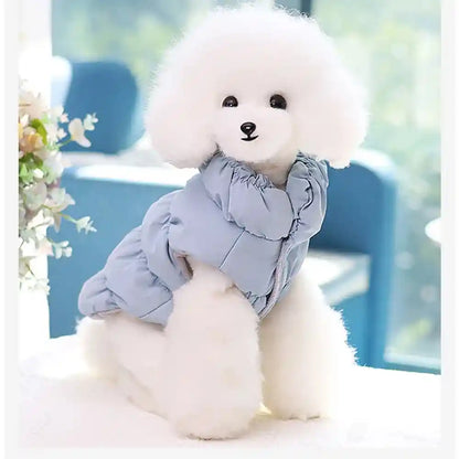 Soft Warm Dog Clothes: The Perfect Winter Jacket for Your Furry Friend!