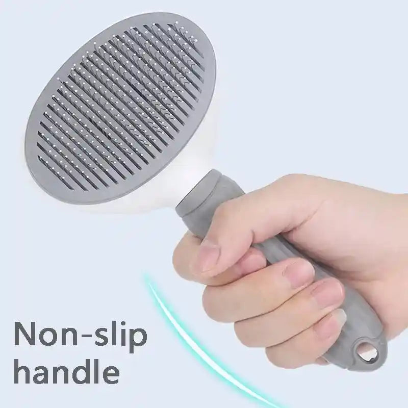 Self-Cleaning Pet Hair Removal Comb: Effortless Grooming for Your Furry Friends!