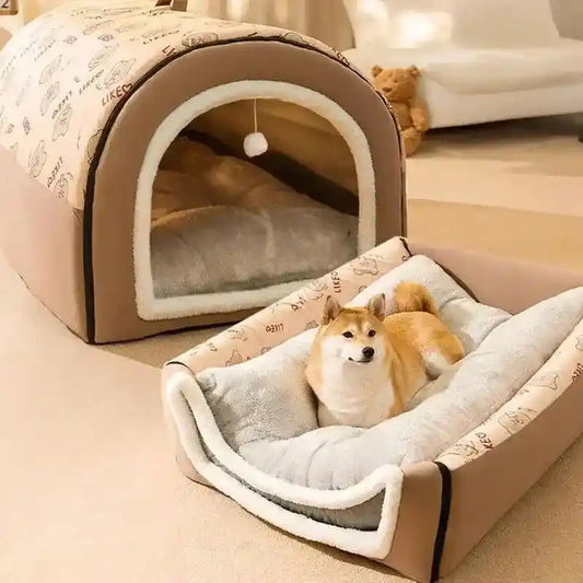 Dog Kennel Warm Winter Dog House