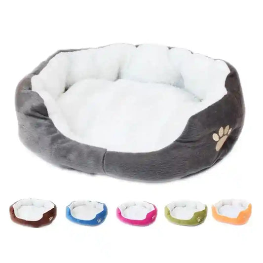 Small & Large Plush Dog or Cat Nest | Cozy Pet Bed & Mat