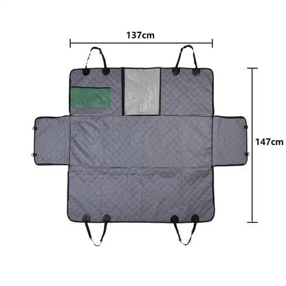 Dimensions of waterproof dog car seat cover