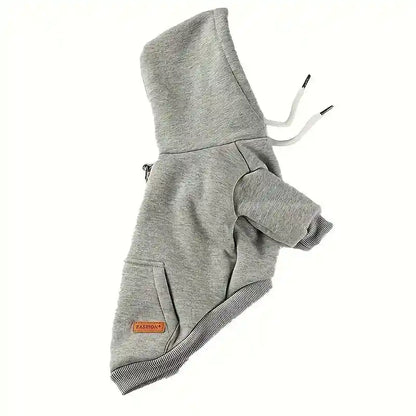 Cozy Dog Hoodie with Back Pocket | Pet Sweatshirt for Small Dogs